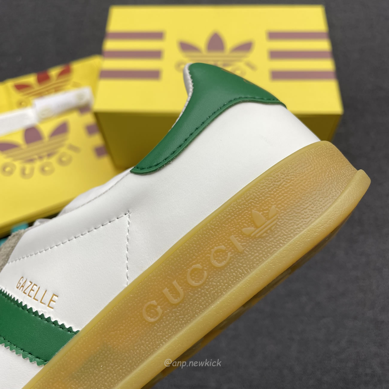 Adidas X Gucci Gazelle White Green Red 726487 Aaa43 9547 (3) - www.newkick.vip